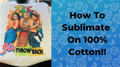 can you sublimate on cotton